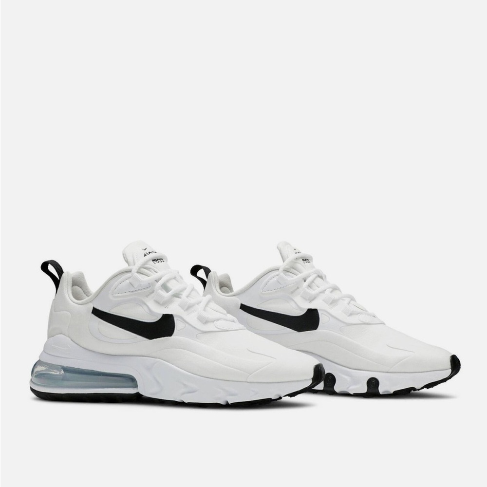 Black and white Nike air maxes
